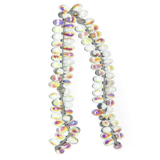 Bead Gallery® Crystal Czech Glass Teardrop Beads, 6mm